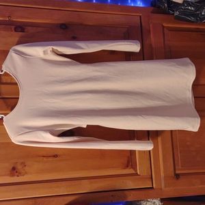 Shein Beige open back dress